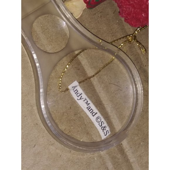 VTG 1998 Raggedy Ann and Andy Ornament Christmas Holiday Hanging 3 Inch Ornament - Picture 8 of 9